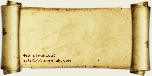 Kristina Uzunović vizit kartica